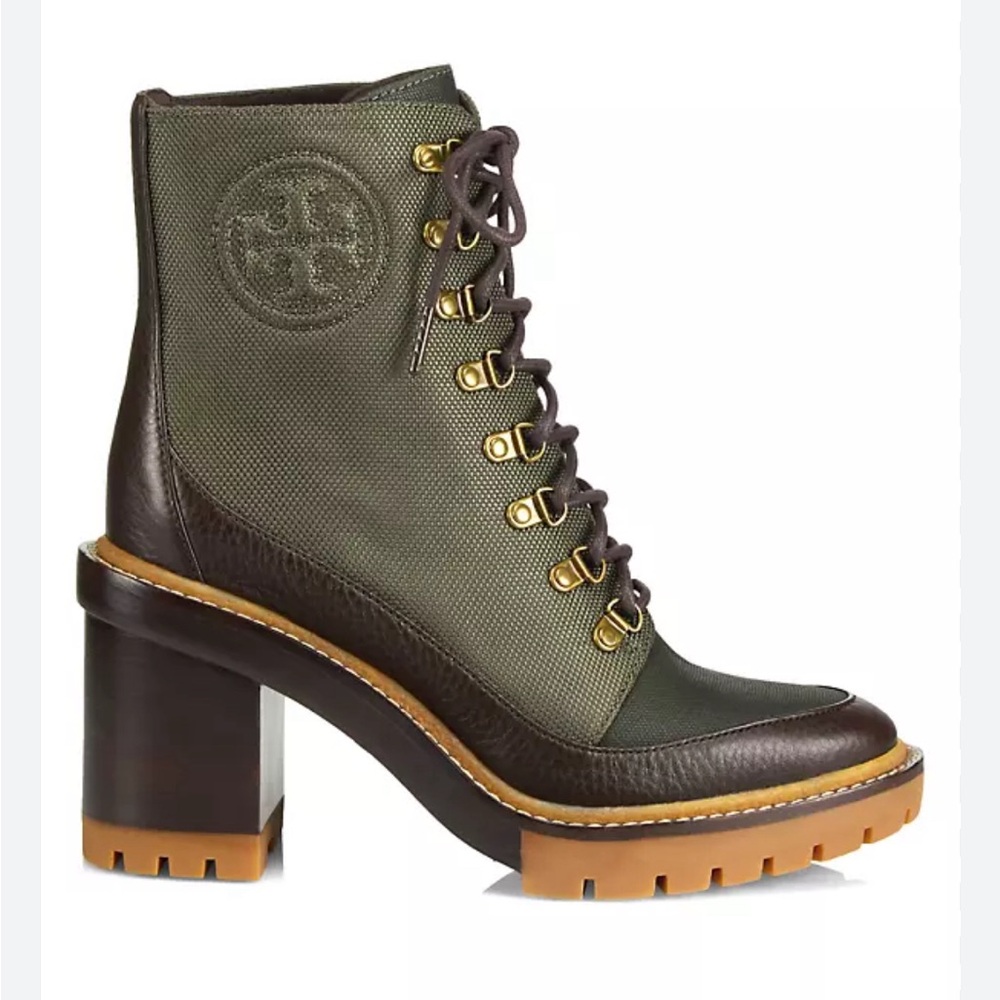 Tory Burch Miller Bootie Olive Militaire Brown